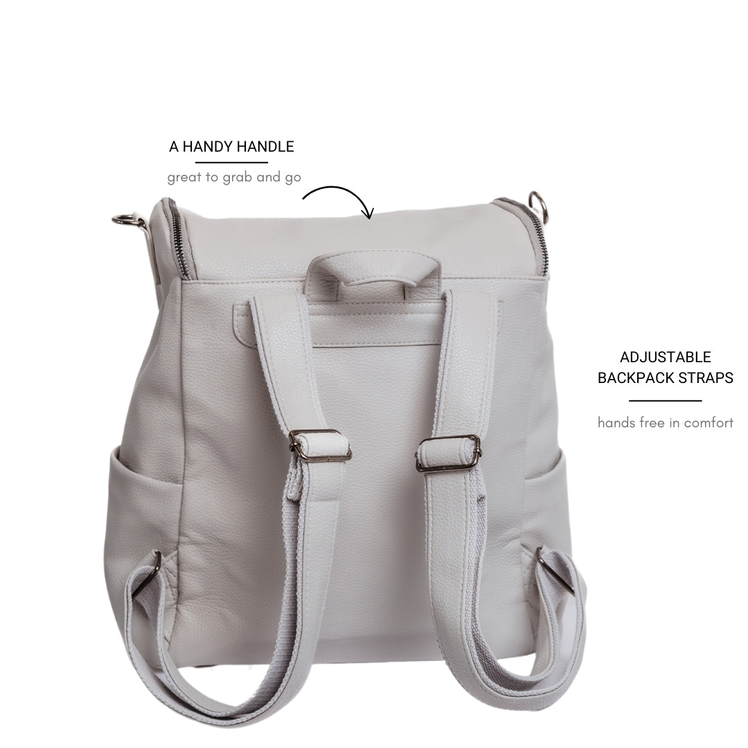 Bellaboo Mabel Baby Changing and Mum Bag Clouds Backpack Straps