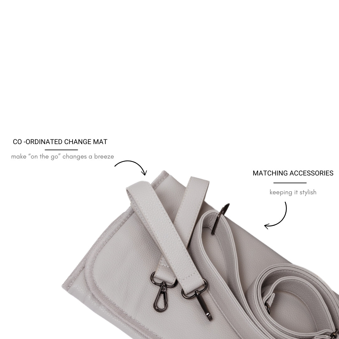 Bellaboo Mabel Baby Changing Bag Clouds Change Mat And Straps