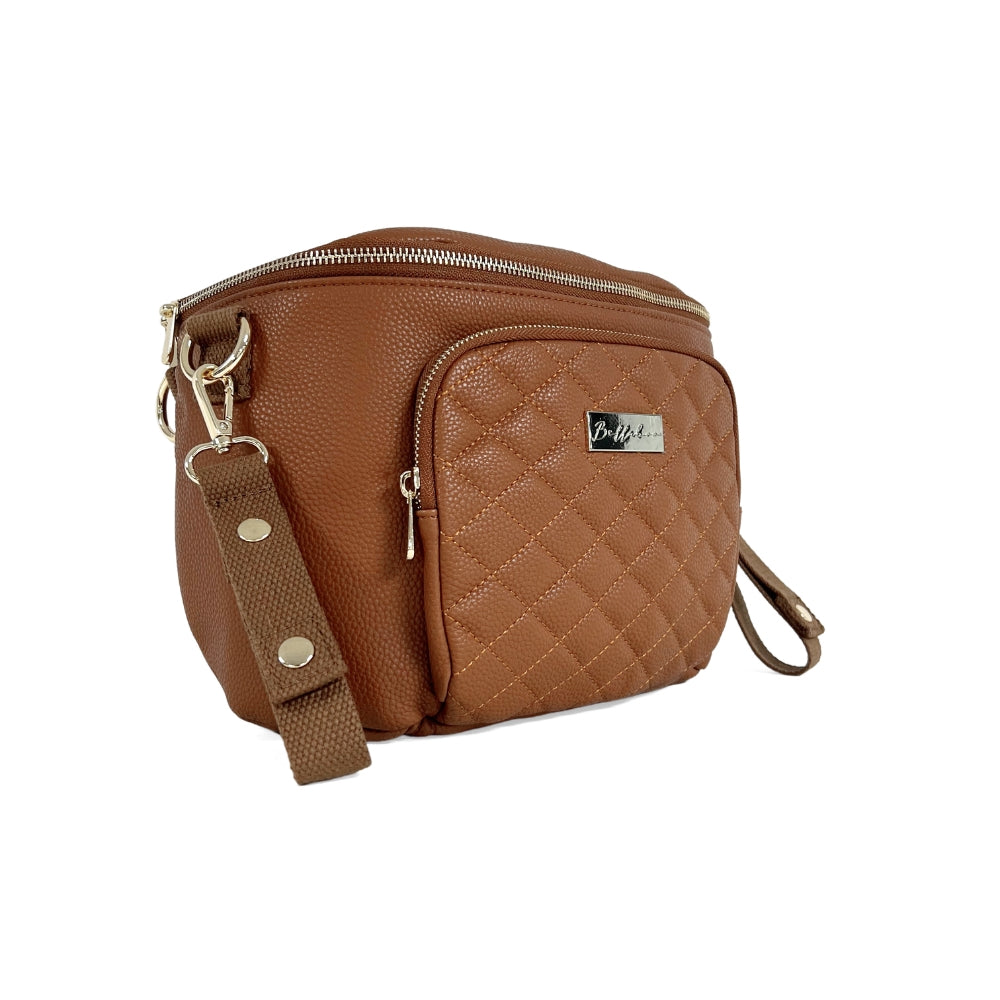 Crossbody Sling Bag - Tan
