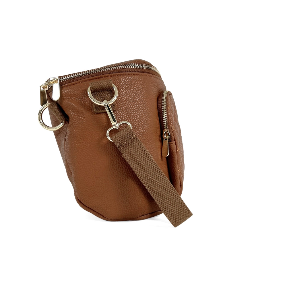 Crossbody Sling Bag - Tan