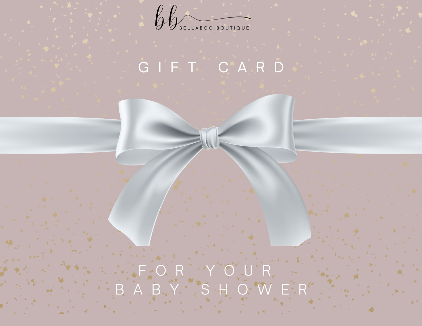 Bellaboo Gift Card Baby Shower