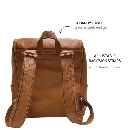 Mabel Baby Changing Bag Tan