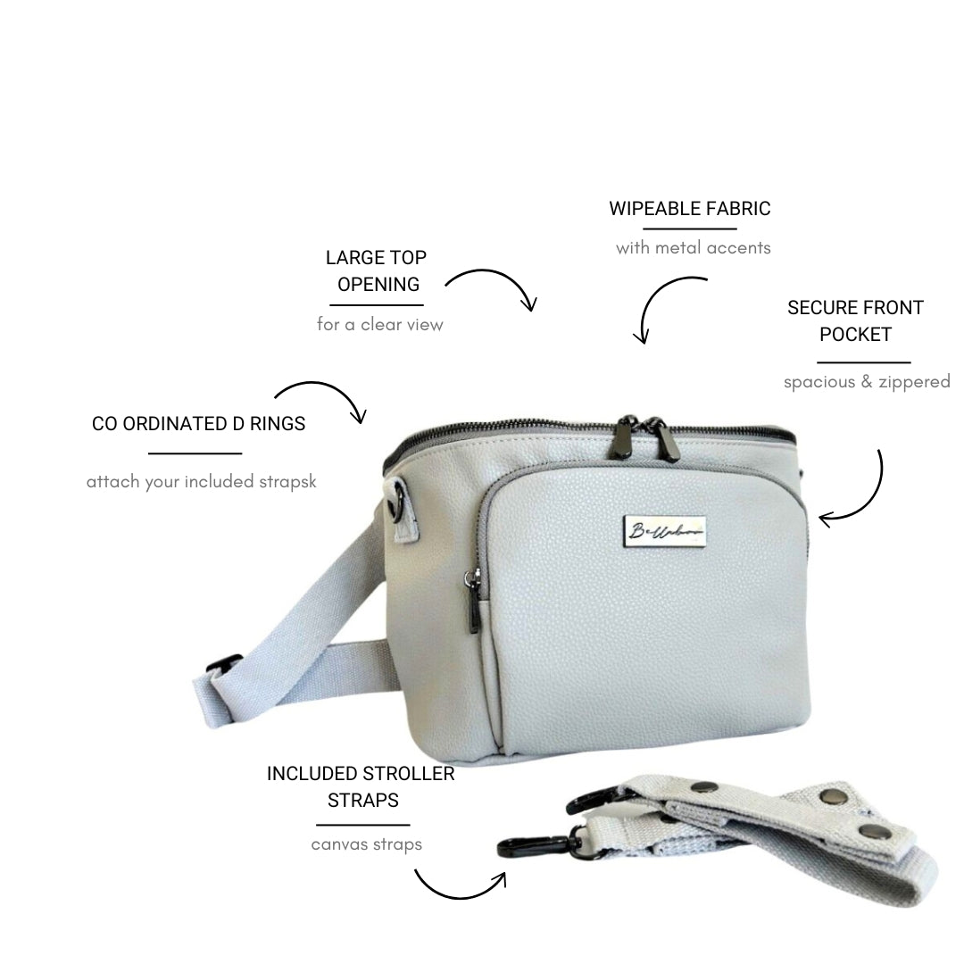 Bellaboo Crossbody Baby Sling Bag Clouds Features