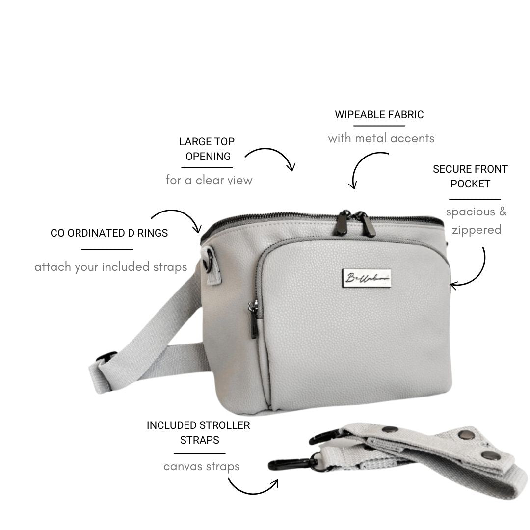 Mabel Baby Changing Bag & Caddy Set Clouds