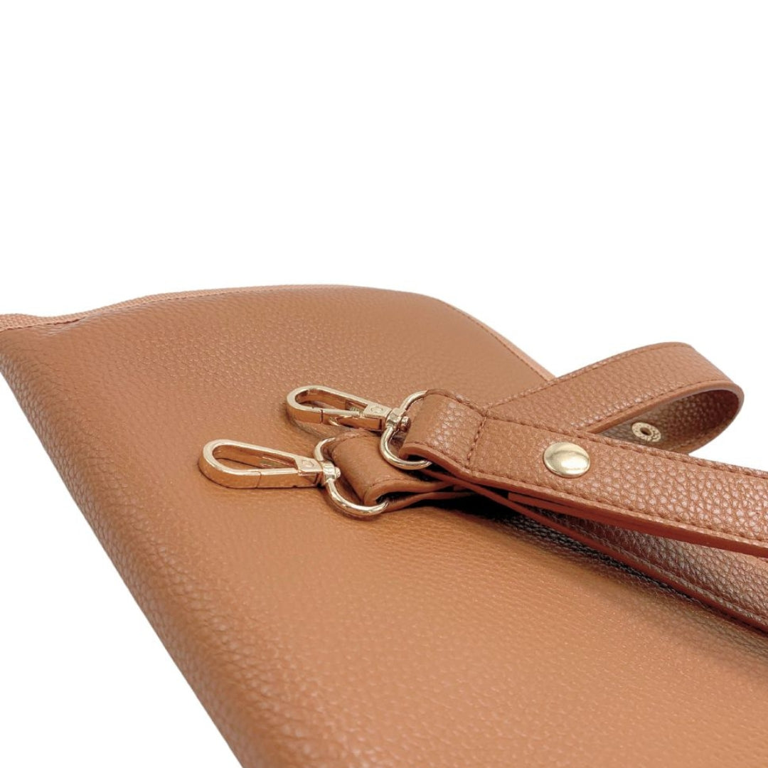 Mabel Baby Changing Bag & Sling Bag Set In Tan