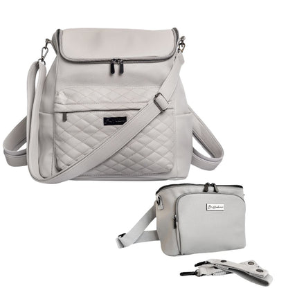 Mabel Baby Changing Bag & Caddy Set Clouds