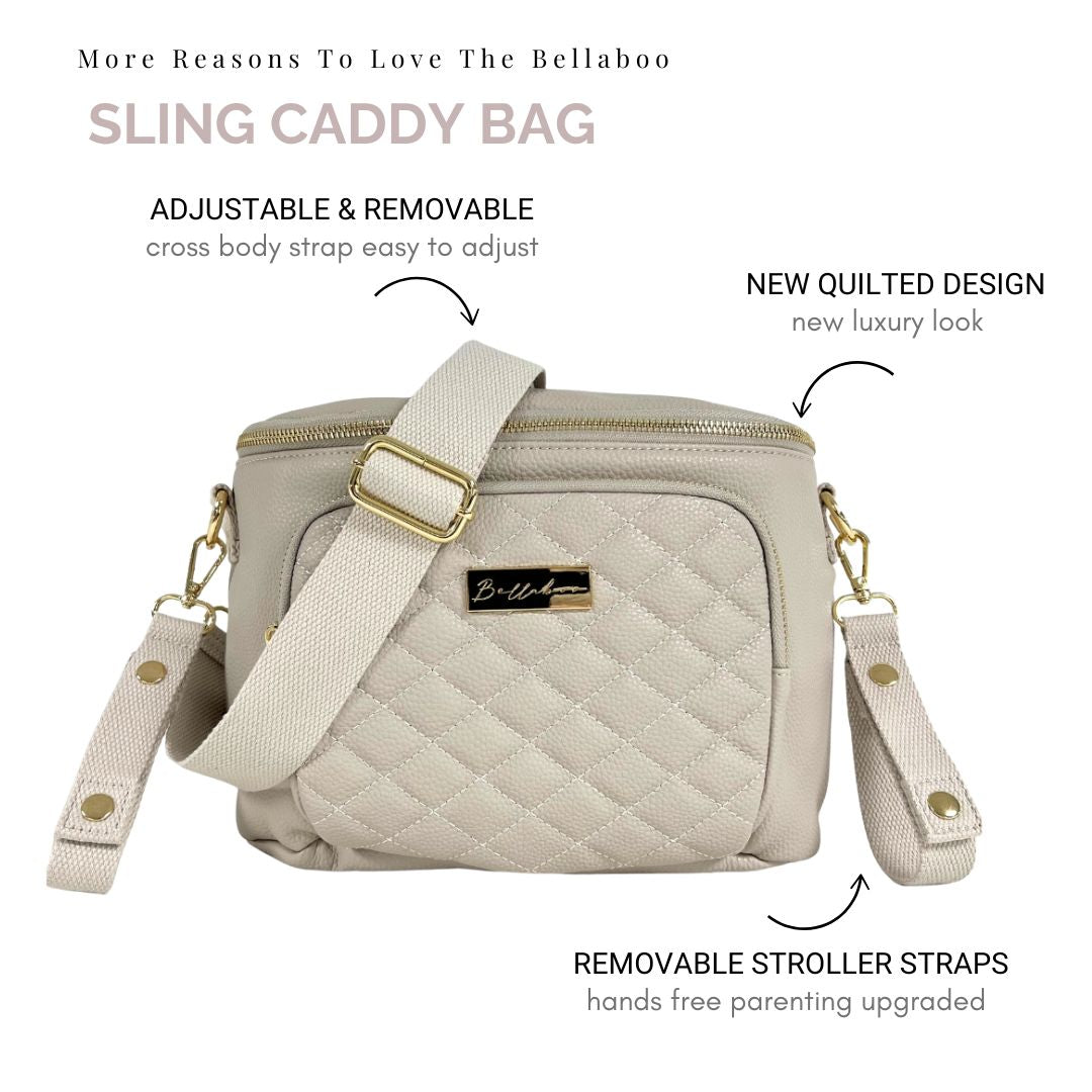 Mabel Baby Changing Bag & Sling Set In Mocha
