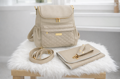 Mabel Baby Changing Bag ~ Mocha - Arriving Early March