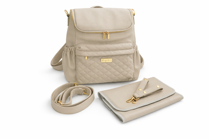 Mabel Baby Changing Bag ~ Mocha - Arriving Early March