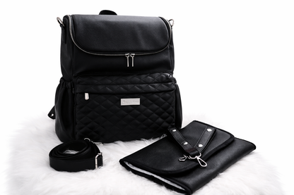 Mabel Baby Changing Bag & Sling Bag Set In Onyx