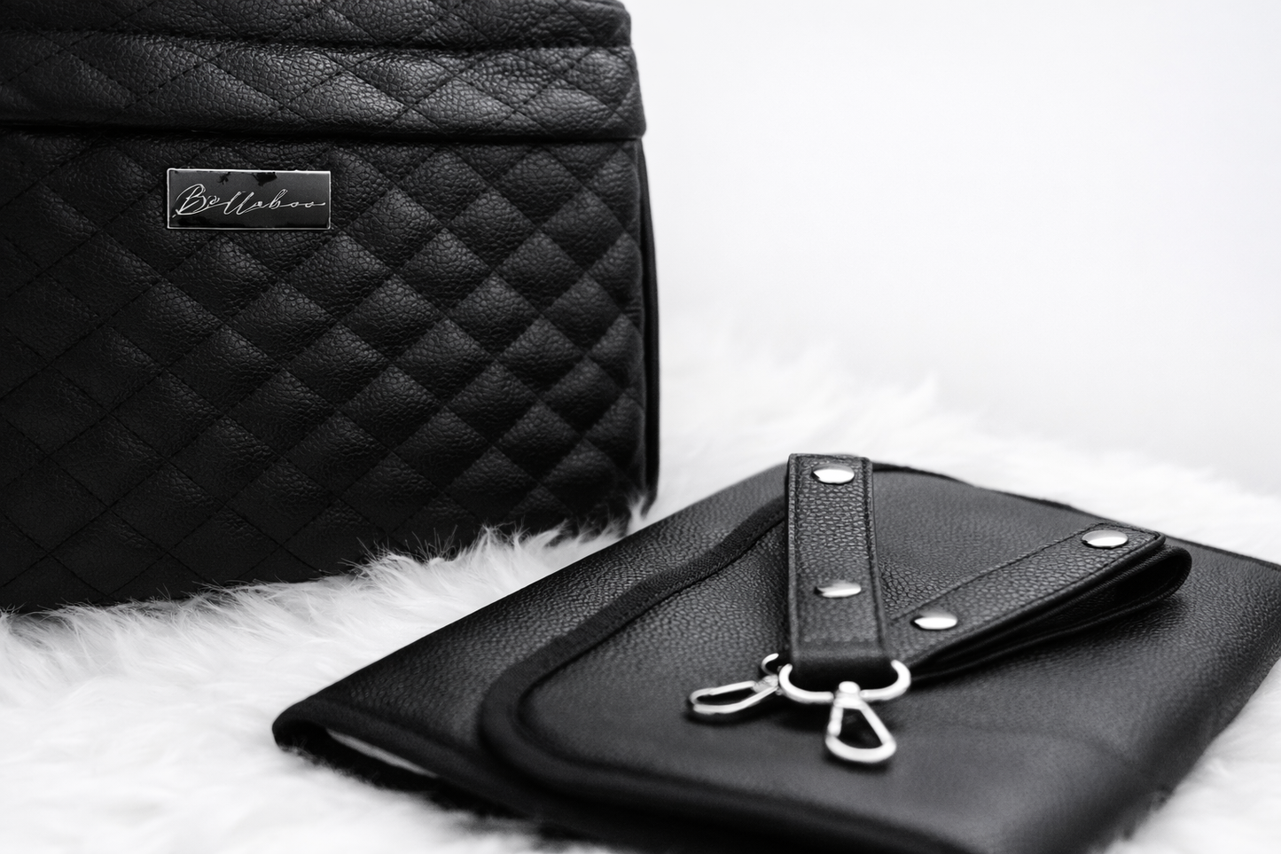 Mabel Baby Changing Bag & Sling Bag Set In Onyx