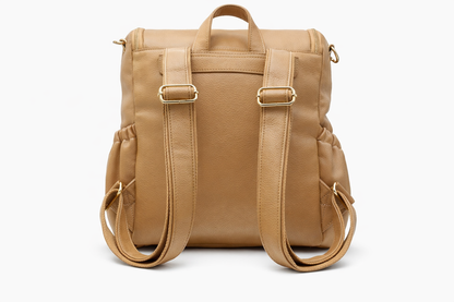 Mabel Baby Changing Bag & Sling Bag Set In Latte