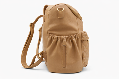 Mabel Baby Changing Bag & Sling Bag Set In Latte