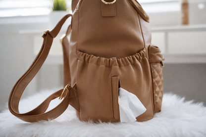 Mabel Baby Changing Bag ~ Latte
