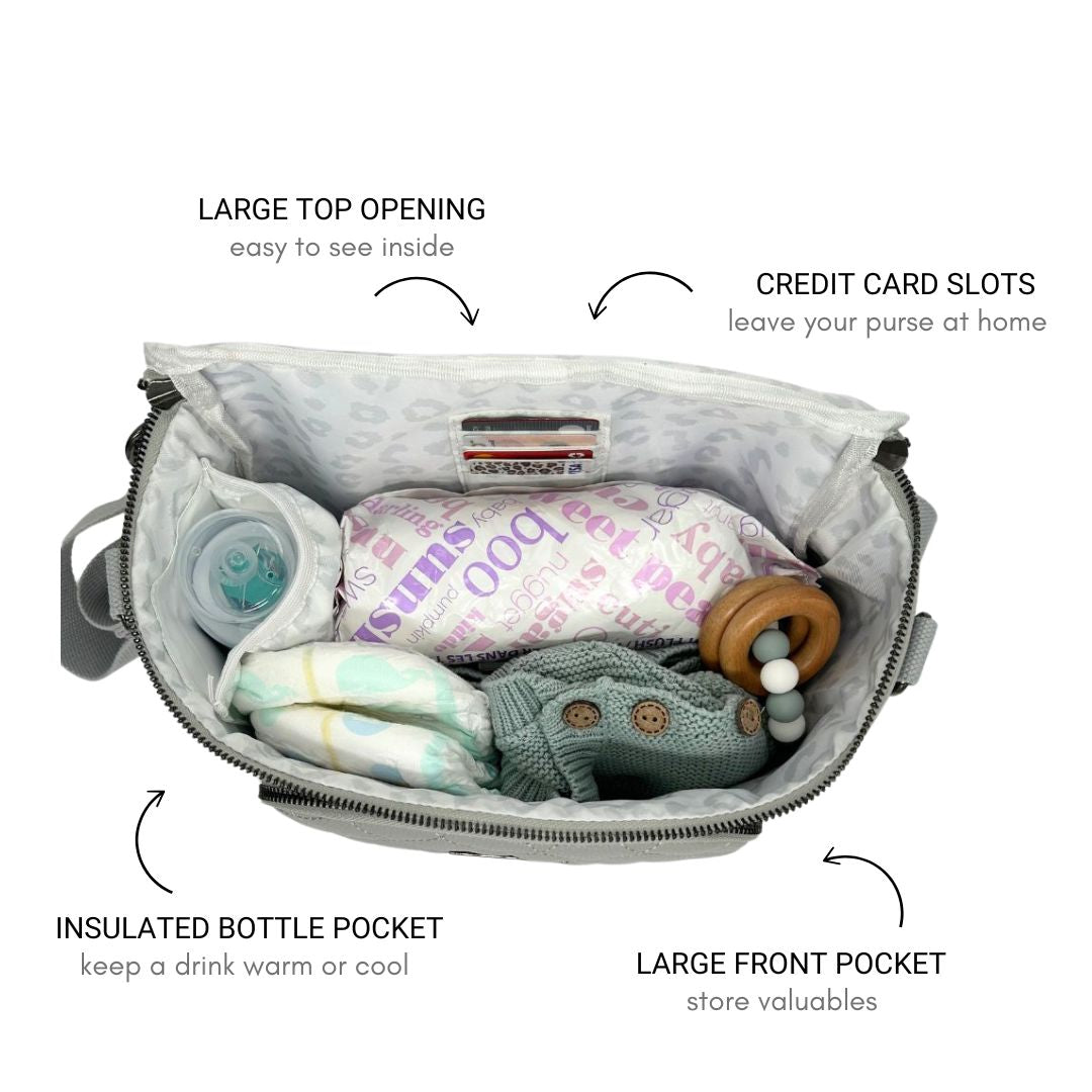 Crossbody Sling Bag - Clouds