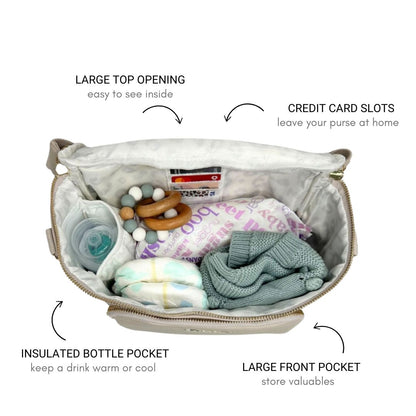 Crossbody Sling Bag - Onyx