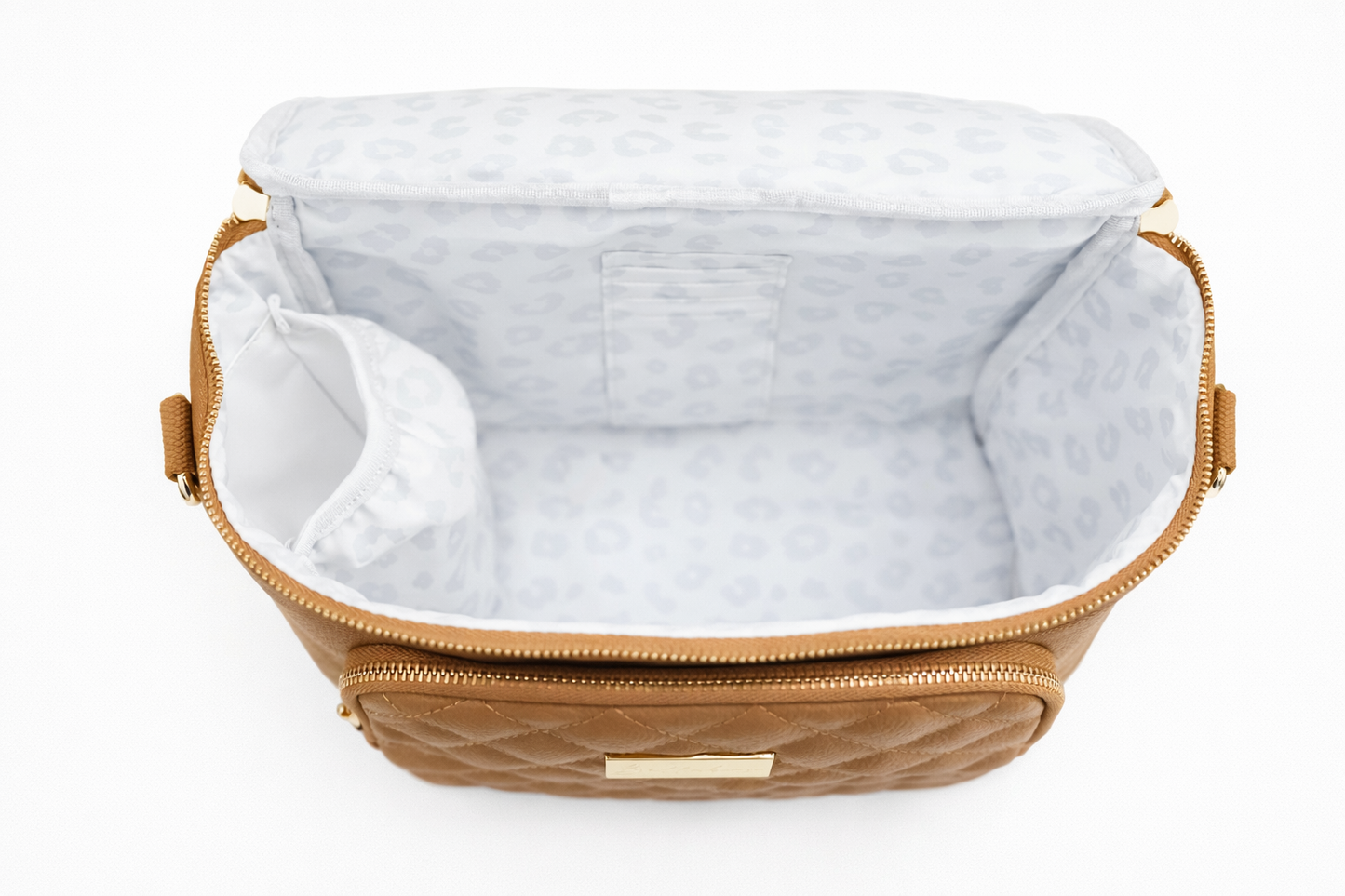 Mabel Baby Changing Bag & Sling Bag Set In Latte