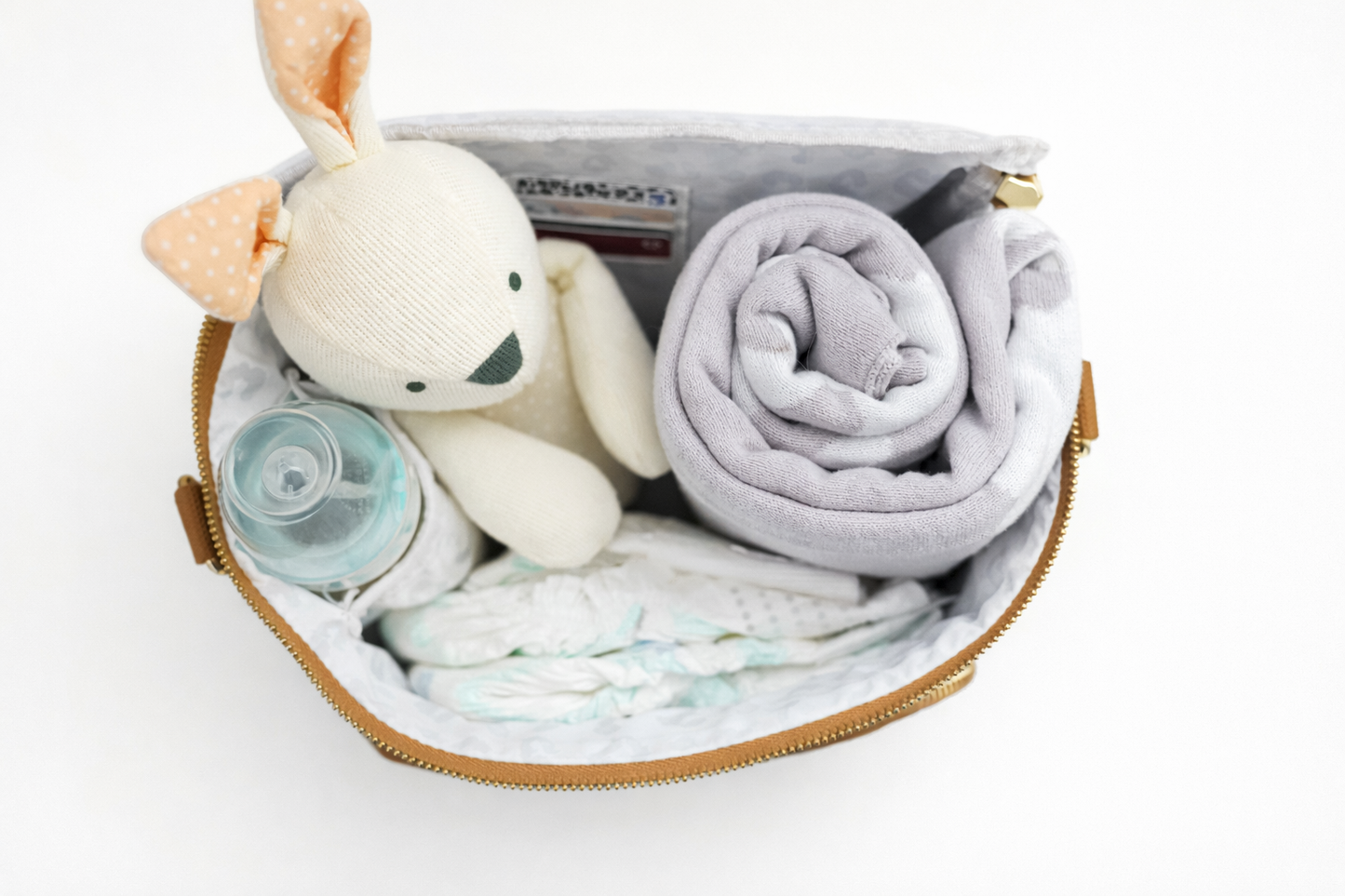 Mabel Baby Changing Bag & Sling Bag Set In Latte
