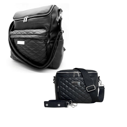 Mabel Baby Changing Bag & Sling Bag Set In Onyx