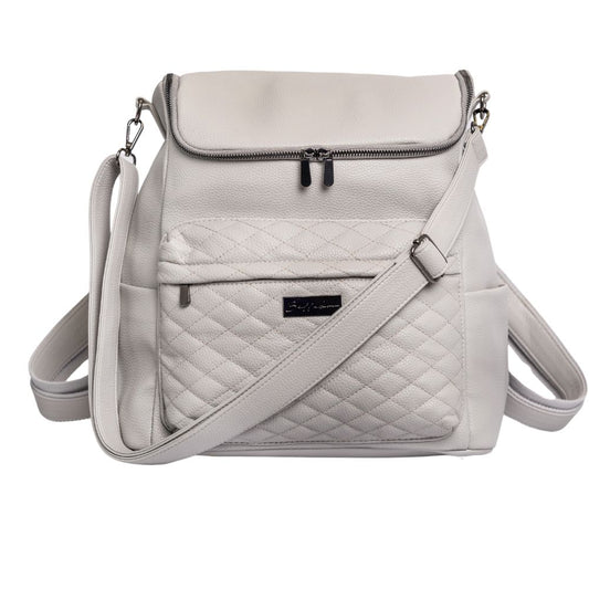 Bellaboo Mabel Baby Changing Bag Clouds Front 