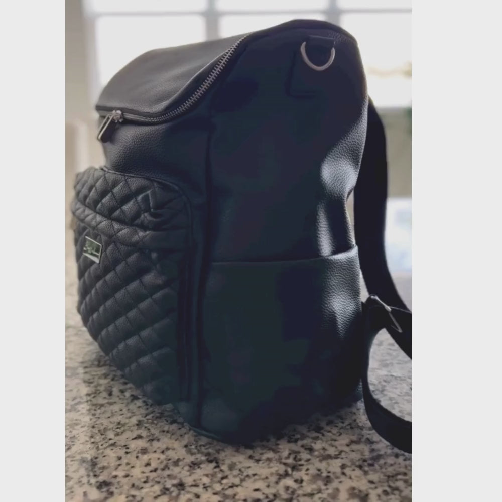 Bellaboo Mabel Baby Changing Bag Onyx Black Video