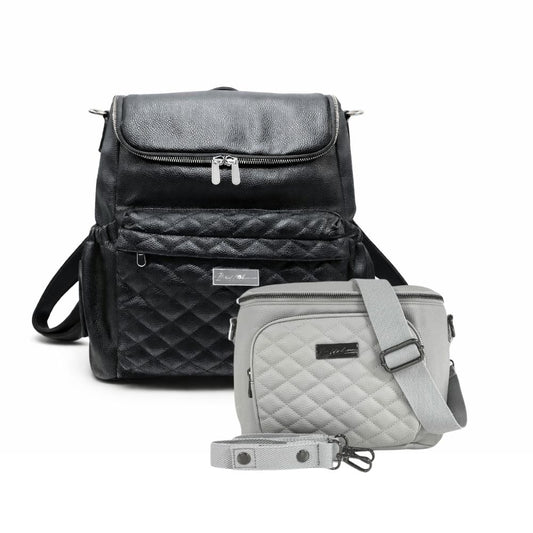 Mabel Baby Changing Bag Onyx & Sling Clouds